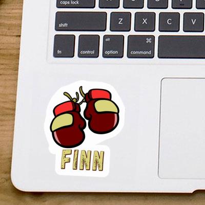 Autocollant Gant de boxe Finn Laptop Autocollant Gant de boxe Finn Laptop Image