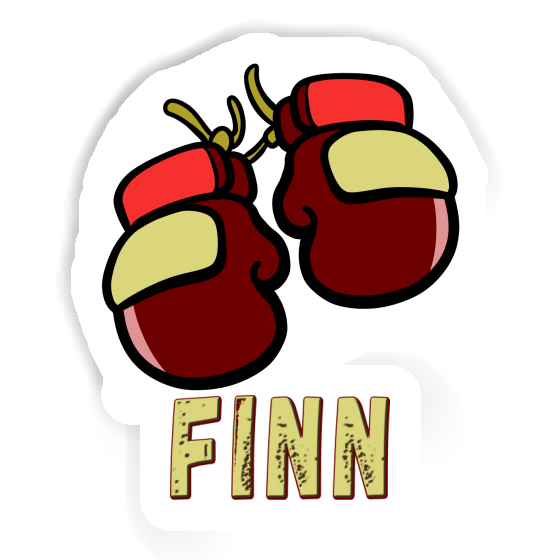 Autocollant Gant de boxe Finn Notebook Autocollant Gant de boxe Finn Gift package Image