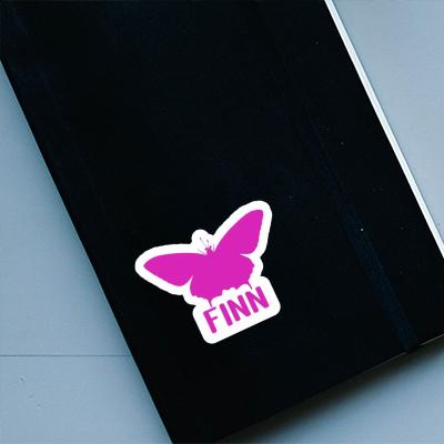 Autocollant Finn Papillon Notebook Autocollant Finn Papillon Gift package Image