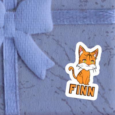 Autocollant Chat Finn Notebook Autocollant Chat Finn Gift package Image