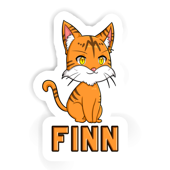 Autocollant Chat Finn Notebook Autocollant Chat Finn Gift package Image