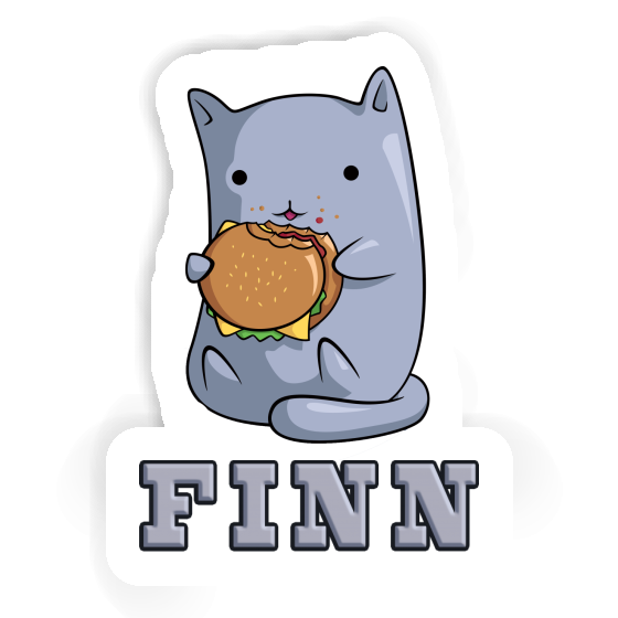 Aufkleber Hamburger-Katze Finn Laptop Aufkleber Hamburger-Katze Finn Laptop Image