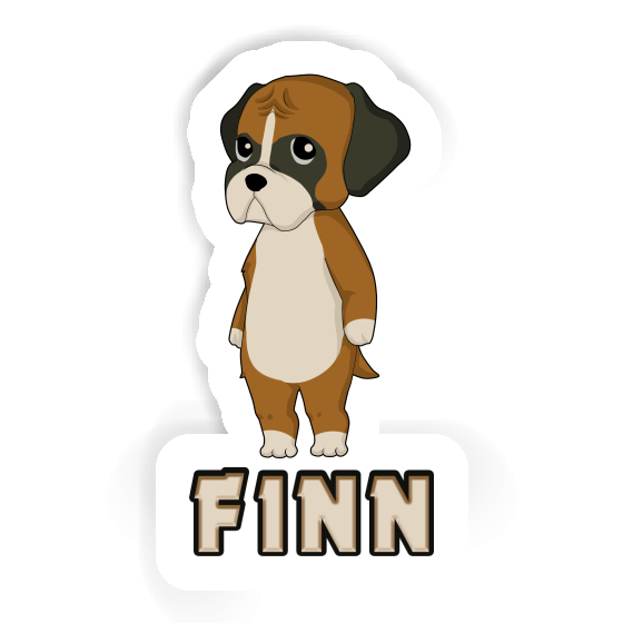 Finn Autocollant German Boxer Notebook Finn Autocollant German Boxer Gift package Image