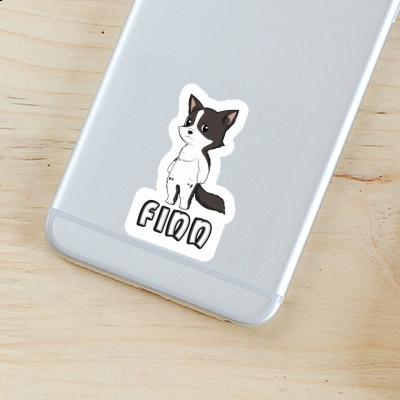 Finn Sticker Border Collie Image