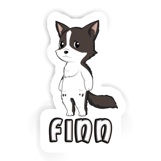 Border Collie Sticker Finn Gift package Image
