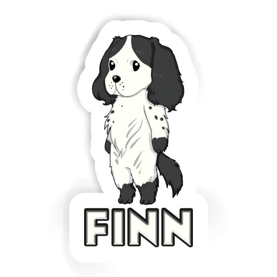 Autocollant Épagneul Finn Autocollant Épagneul Finn Image