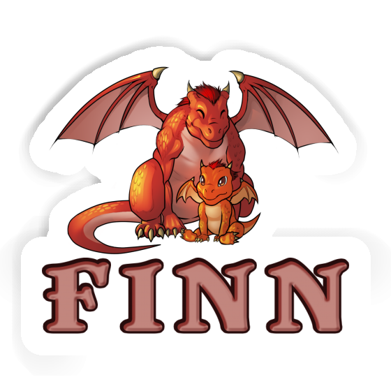 Sticker Finn Dragon Notebook Sticker Finn Dragon Gift package Image