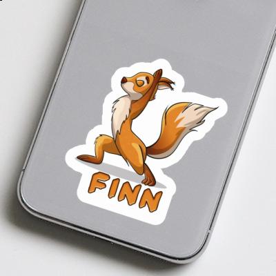 Sticker Finn Yoga Squirrel Notebook Sticker Finn Yoga Squirrel Gift package Image