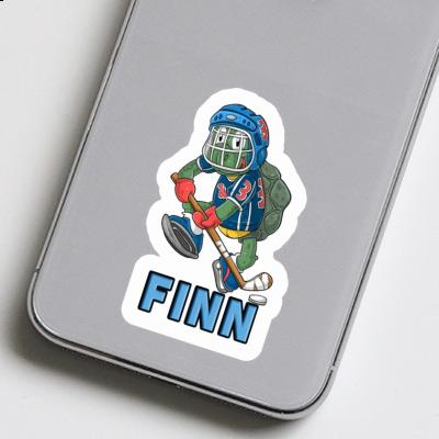 Sticker Finn Eishockeyspieler Notebook Sticker Finn Eishockeyspieler Gift package Image