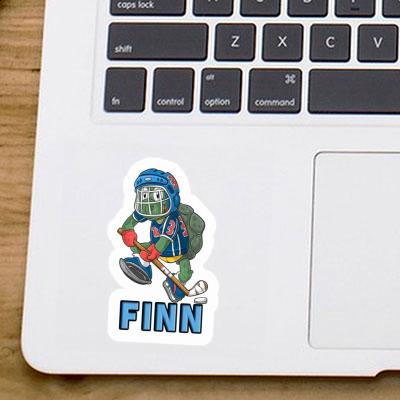 Autocollant Joueur de hockey Finn Laptop Autocollant Joueur de hockey Finn Laptop Image