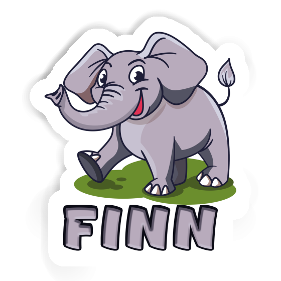 Sticker Elephant Finn Notebook Sticker Elephant Finn Gift package Image