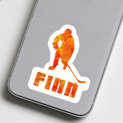 Hockey Player Sticker Finn Notebook Hockey Player Sticker Finn Notebook Image