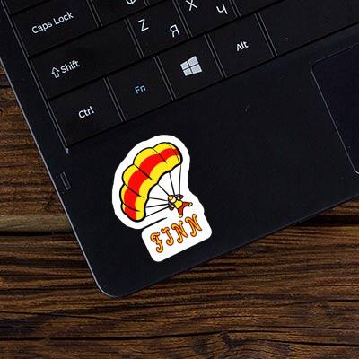 Parachute Sticker Finn Notebook Parachute Sticker Finn Gift package Image