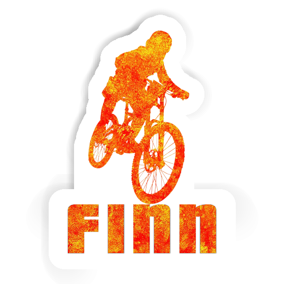 Freeride Biker Aufkleber Finn Laptop Image
