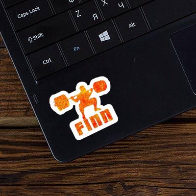 Finn Aufkleber Gewichtheber Laptop Image