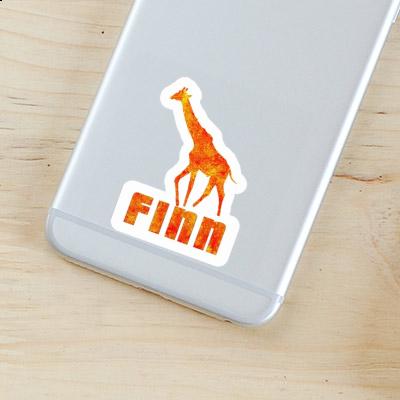 Sticker Giraffe Finn Notebook Image