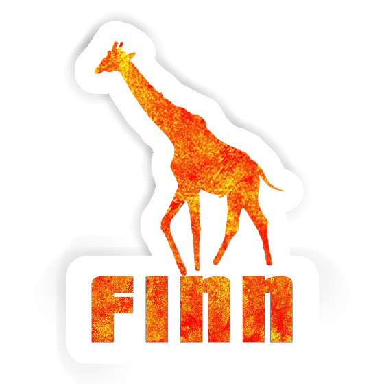 Sticker Giraffe Finn Notebook Sticker Giraffe Finn Gift package Image