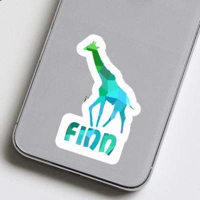 Aufkleber Giraffe Finn Notebook Aufkleber Giraffe Finn Gift package Image
