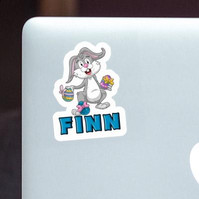 Autocollant Lapin de Pâques Finn Laptop Autocollant Lapin de Pâques Finn Laptop Image