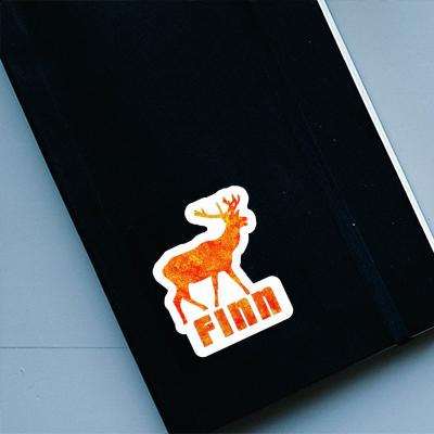 Sticker Hirsch Finn Image