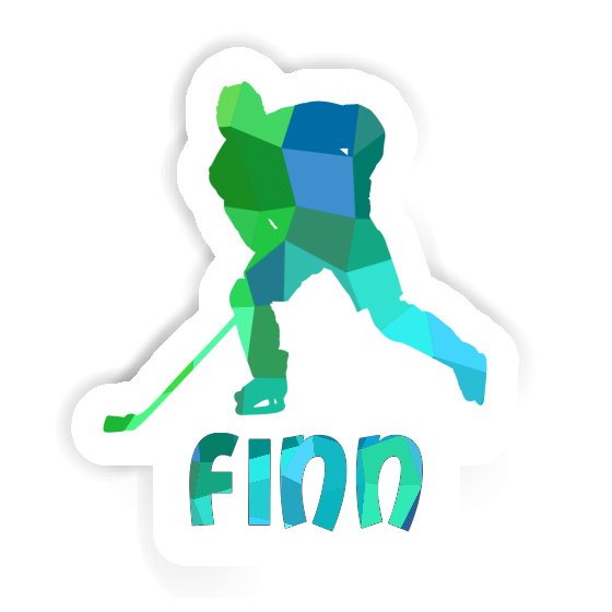 Finn Autocollant Joueur de hockey Notebook Finn Autocollant Joueur de hockey Gift package Image