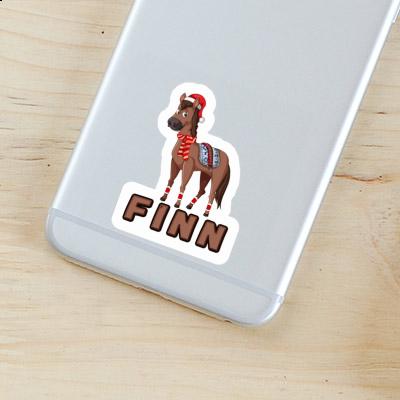 Christmas Horse Sticker Finn Notebook Christmas Horse Sticker Finn Gift package Image
