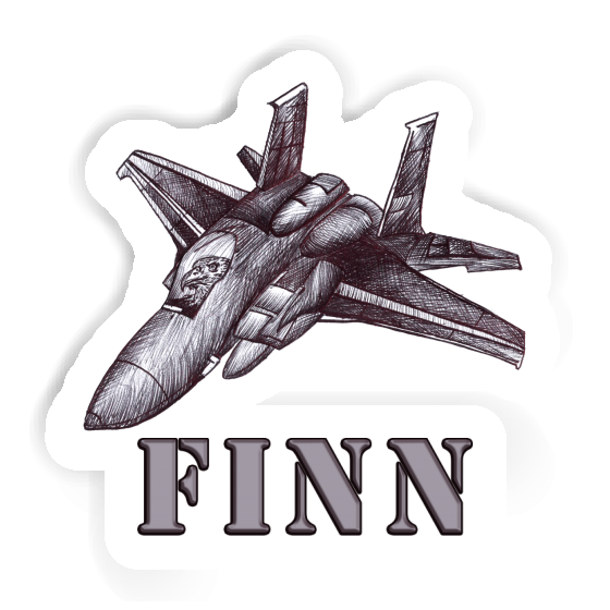 Finn Sticker Plane Notebook Image