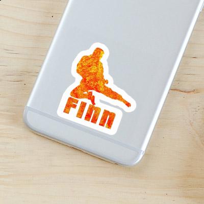 Karateka Sticker Finn Laptop Karateka Sticker Finn Laptop Image