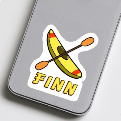 Canoë Autocollant Finn Laptop Image