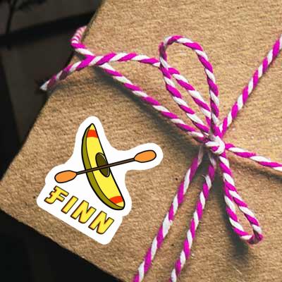 Finn Sticker Canoe Notebook Finn Sticker Canoe Notebook Image