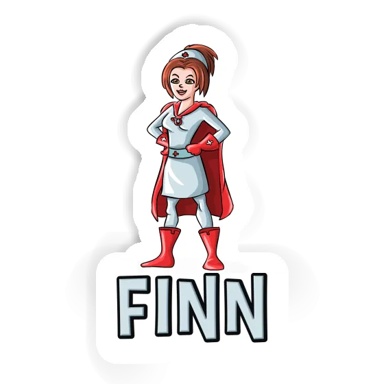 Autocollant Finn Infirmière Gift package Image