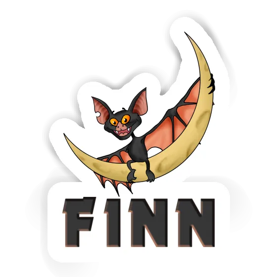 Finn Autocollant Chauve-souris Notebook Finn Autocollant Chauve-souris Gift package Image
