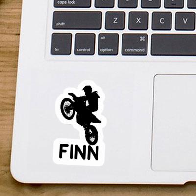 Sticker Finn Motocross Jumper Notebook Sticker Finn Motocross Jumper Notebook Image