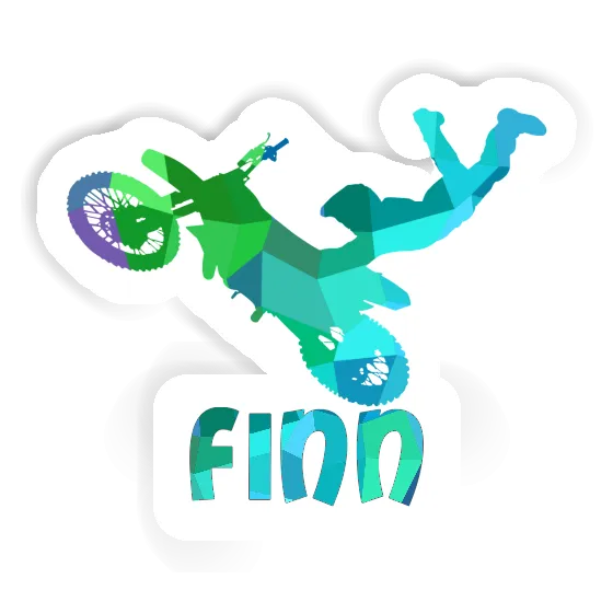 Motocrossiste Autocollant Finn Notebook Motocrossiste Autocollant Finn Notebook Image