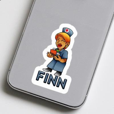 Autocollant Finn Infirmière Notebook Autocollant Finn Infirmière Notebook Image