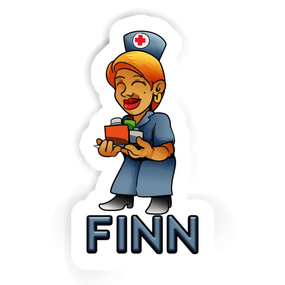 Autocollant Finn Infirmière Notebook Autocollant Finn Infirmière Gift package Image