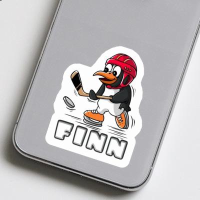 Sticker Ice Hockey Penguin Finn Gift package Image