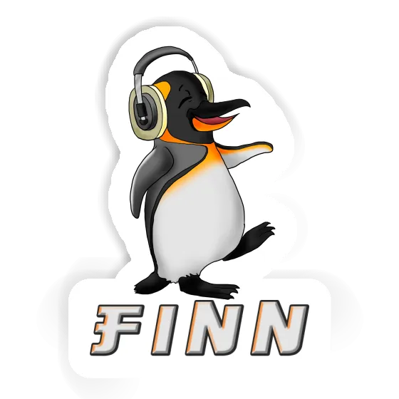 Sticker Music Penguin Finn Gift package Image