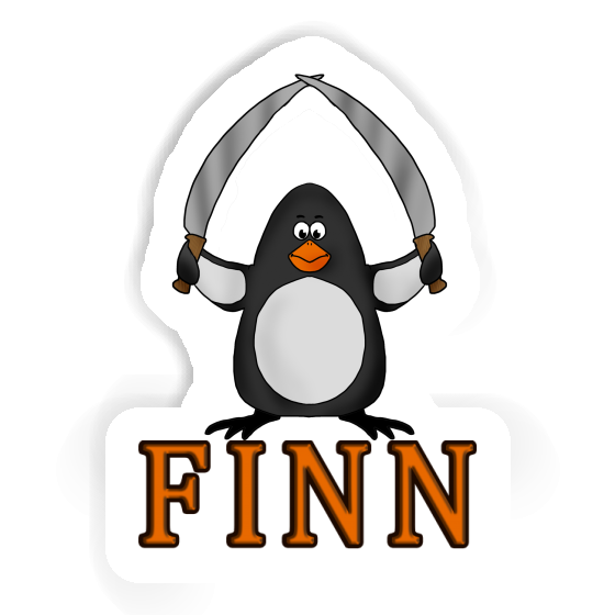 Autocollant Pingouin de combat Finn Notebook Autocollant Pingouin de combat Finn Notebook Image