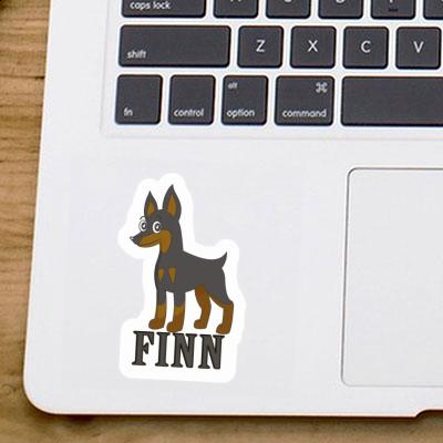 Autocollant Pinscher Finn Notebook Autocollant Pinscher Finn Gift package Image