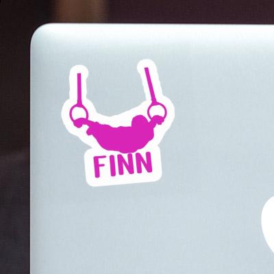 Finn Autocollant Gymnaste aux anneaux Notebook Finn Autocollant Gymnaste aux anneaux Notebook Image