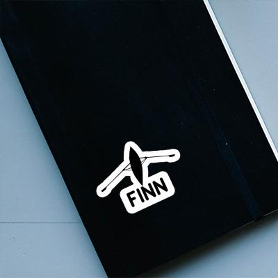 Autocollant Finn Bateau à rames Notebook Autocollant Finn Bateau à rames Gift package Image