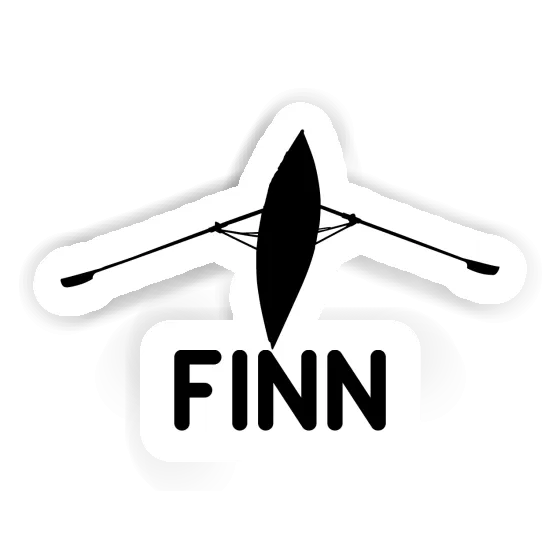 Autocollant Finn Bateau à rames Notebook Autocollant Finn Bateau à rames Gift package Image