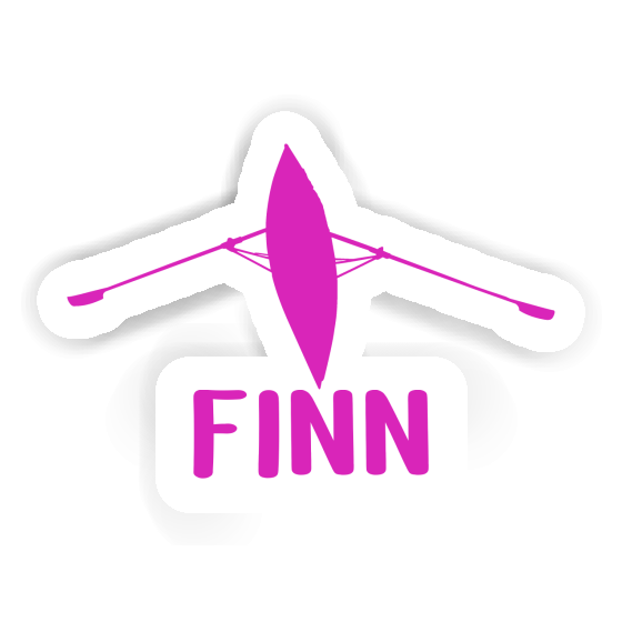 Bateau à rames Autocollant Finn Notebook Bateau à rames Autocollant Finn Gift package Image