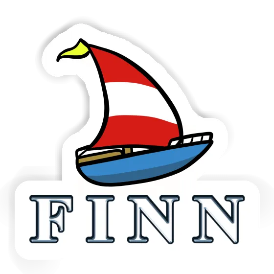 Segelboot Sticker Finn Laptop Segelboot Sticker Finn Laptop Image