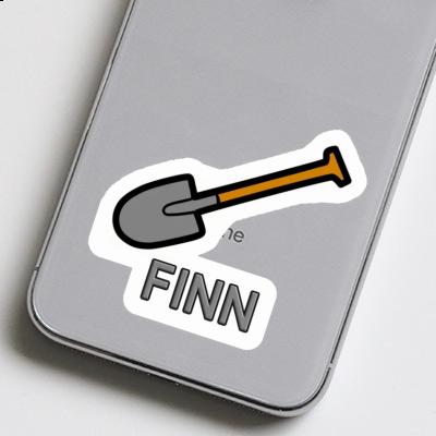 Aufkleber Finn Schaufel Laptop Aufkleber Finn Schaufel Laptop Image