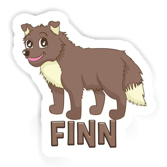 Sticker Finn Sheepdog Laptop Sticker Finn Sheepdog Laptop Image