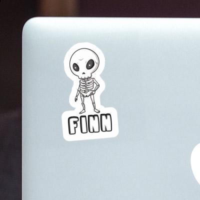 Sticker Finn Alien Notebook Sticker Finn Alien Gift package Image