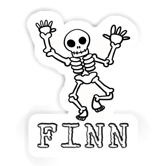 Finn Sticker Skull Notebook Image