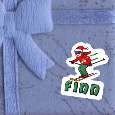 Finn Autocollant Skieur Notebook Finn Autocollant Skieur Gift package Image